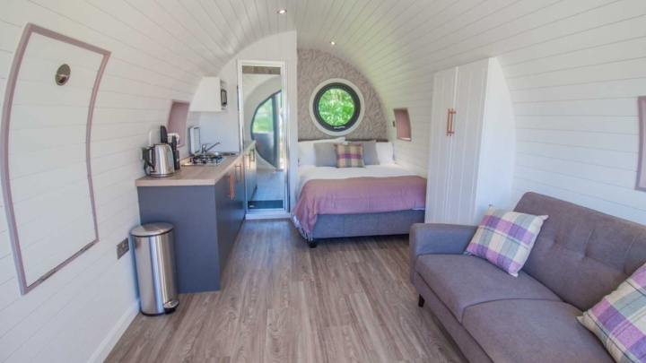 Double Glamping Pod at High Oaks Grange