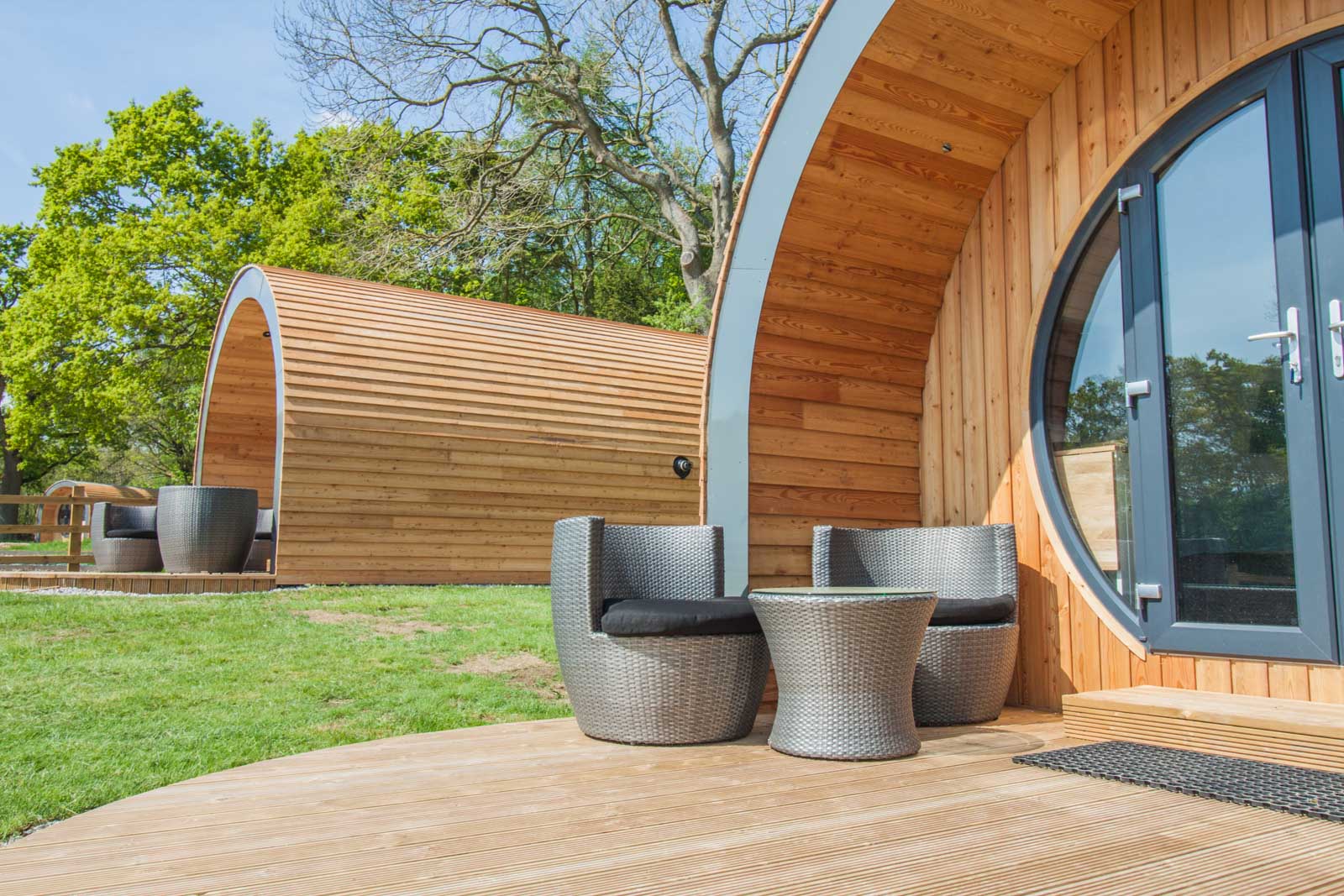 Glamping Pods at High Oaks Grange