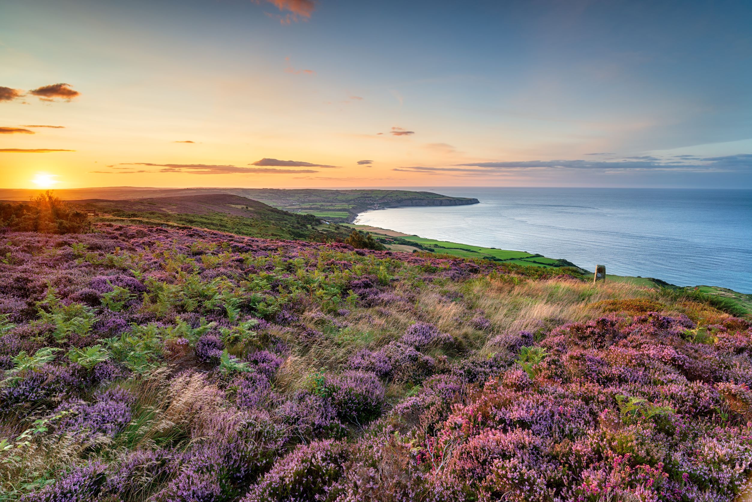 Sunrise on the Yorkshire Coast