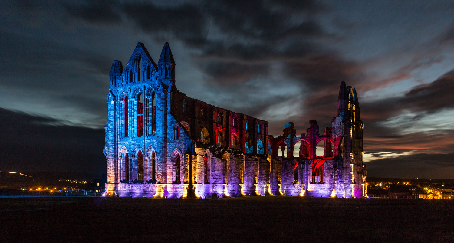 Whitby Abbey at Night